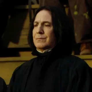 😏 Severus Snape Harry Potter severus snape, harry potter, giáo sư snape, alan rickman, phù thủy, phép thuật telegram sticker