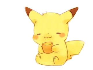 ☺️ Pikachu Pikachu, Pokémon, Dibujos animados, Lindo, Amarillo, Anime telegram sticker