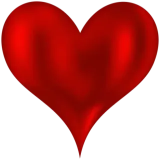 ❤️ heart, love, valentine, red, romantic, emotion whatsapp sticker
