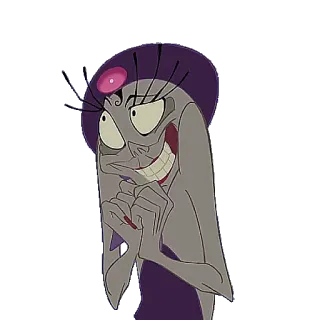 😵 Yzma The Emperor's New Groove ตัวร้าย, การ์ตูน, ดิสนีย์, ชั่วร้าย, วางแผน telegram sticker