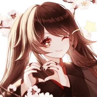 ❤️ アニメ, 女の子, 可愛い, アート, イラスト, カワイイ, キャラクター, 漫画 telegram sticker