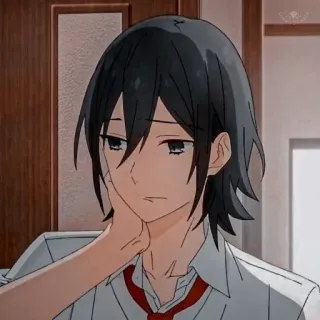🖤 Izumi Miyamura Horimiya 动漫, 漫画, 堀与宫村, 宫村伊澄, 可爱 telegram sticker