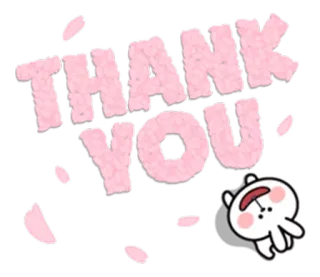 🙏 THANK YOU danke, gruß, ausdruck, freundlichkeit, süß, nachricht whatsapp sticker