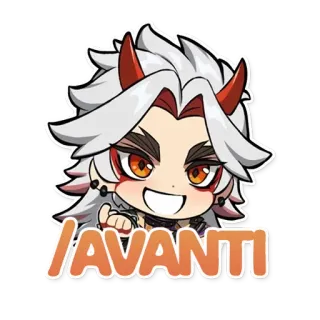 ▶️ AVANTI Anime, Cartoon, Chibi, Charakter telegram sticker