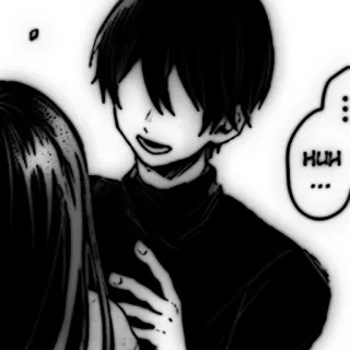 💥 HUH Anime, Mangá, Desenho animado, Personagem, Expressão telegram sticker