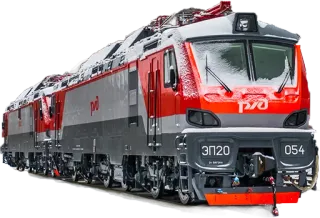 🚂 treno, locomotiva elettrica, ferrovia, RZD, locomotiva telegram sticker