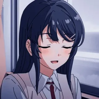 ✿MAI SAKURAJIMA✿ @anime_sticks :: @fStikBot telegram stickers