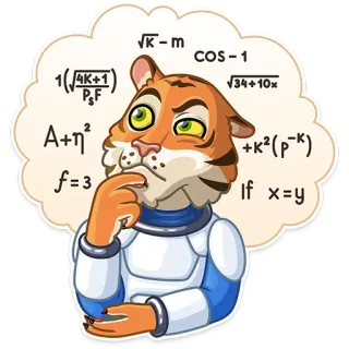Cosmic Tiger whatsapp stickers