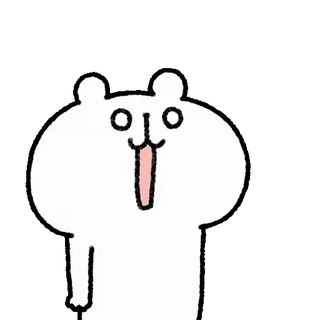 🤍 Bär, niedlich, Cartoon, Tier, Aufkleber, lustig telegram sticker