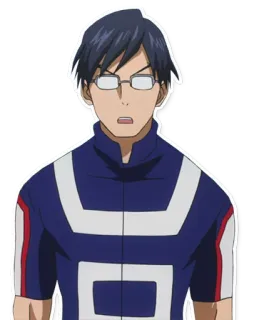 😮 Tenya Iida My Hero Academia anime, Tenya Iida, My Hero Academia, character, hero telegram sticker