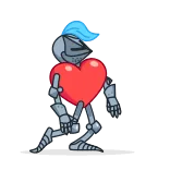 Date Knight telegram stickers