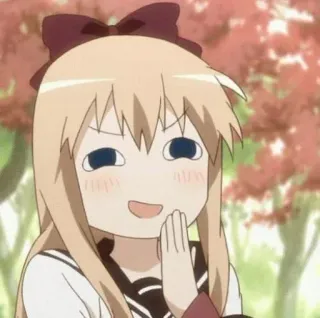 🎐 anime, girl, mischievous, smug, cute, funny telegram sticker