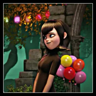 🌸 Mavis Dracula Hotel Transylvania Mavis Drácula, Hotel Transilvânia, Desenho animado, Personagem, Animação, Vampiro telegram sticker