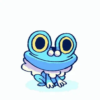 🤪 Froakie Pokémon whatsapp sticker