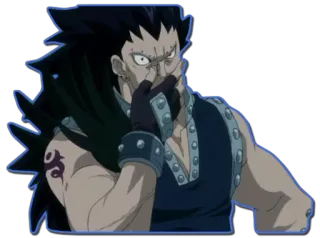🤢 Gajeel Redfox Fairy Tail Anime, Stiker, Manga, Fairy Tail, Gajeel Redfox telegram sticker