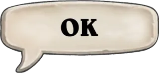 👌 OK ok, accord, bulle, approbation whatsapp sticker