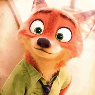 🦊 Nick Wilde Zootopia nick wilde, zoomania, fuchs, cartoon, disney, animation telegram sticker