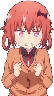 😤 Satania McDowell Kurumizawa Gabriel DropOut Anime, Demon, Zły, Słodki, Satania, Gabriel Dropout whatsapp sticker