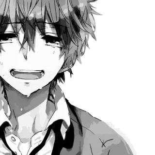 🌨 Anime, Junge, Weinend, Traurig, Manga, Emotional whatsapp sticker