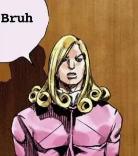 😐 Funny Valentine JoJo's Bizarre Adventure Bruh Anime, Manga, Lustig, Bruh, Charakter, Jojo, Valentinstag telegram sticker