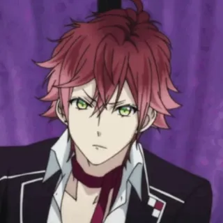 🥀 Ayato Sakamaki Diabolik Lovers Anime, Vampiro, Ayato Sakamaki, Diabolik Lovers, Personaggio anime, Capelli rossi telegram sticker