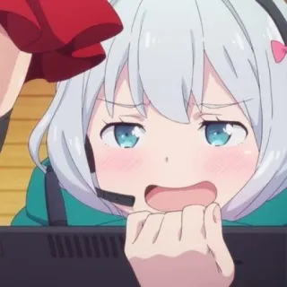 😍 アニメ, 女の子, 可愛い, デジタルアート, キャラクター, イラスト telegram sticker