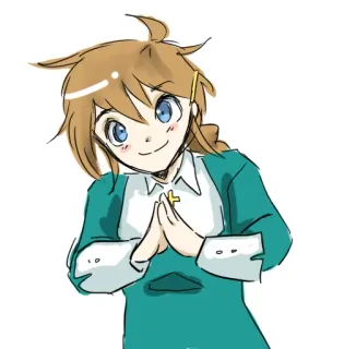 😇 Anime, Manga, Karakter, Lucu, Ilustrasi, Kartun, Seni telegram sticker