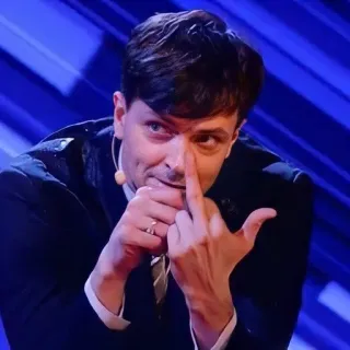 🌟 middle finger, offensive gesture, hand gesture, insulting, rude telegram sticker