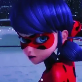 😡 Ladybug Miraculous: Tales of Ladybug & Cat Noir dibujos animados, superhéroe, mariquita, Miraculous telegram sticker