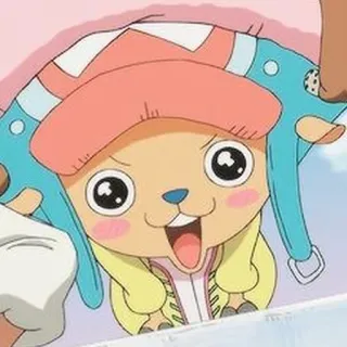 🥺 Tony Tony Chopper One Piece Anime, One Piece, Tony Tony Chopper, Dibujos animados, Lindo telegram sticker