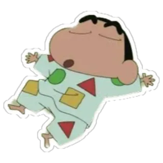 😴 Shin-chan Crayon Shin-chan アニメ, アニメ, 睡眠, 可愛い, しんちゃん, クレヨンしんちゃん telegram sticker