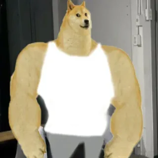 Doge meme @Anime_Gaming_Chat_Global whatsapp stickers