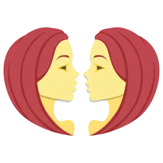 ♊️ géminis, zodiaco, astrología, horóscopo, gemelos, signo telegram sticker
