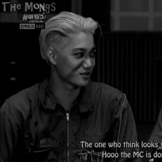 🗝 THE MONGS
뮤비뱅크
김백토크 EXO
The one who think looks s
Hooo the MC is doi coréen, Idole, EXO, K-Pop, Divertissement, Musique telegram sticker