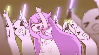 😆 拉爱心 anime, cartoon, idol, concert, fan, lightstick telegram sticker