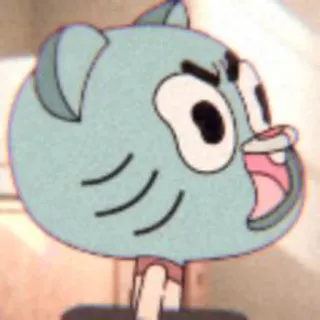 🍇 Gumball Watterson The Amazing World of Gumball cartoon, cat, Gumball, animation whatsapp sticker