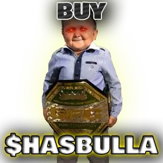 🎉 Hasbulla BUY
$HASBULLA Hasbulla, Mème, Combattant, Champion, UFC whatsapp sticker