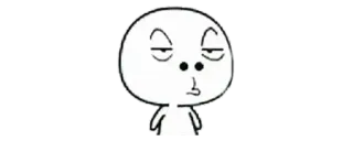 ✨ cartone animato, espressione, faccia, disegno whatsapp sticker
