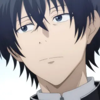 ♠️ anime, boy, serious, portrait telegram sticker