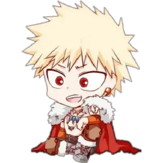 😄 Bakugo Katsuki My Hero Academia anime, sticker, manga, my hero academia, bakugo, katsuki telegram sticker