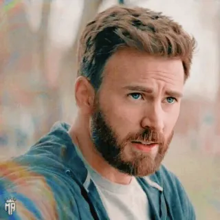 🇺🇸 Chris Evans 크리스 에반스, 배우, 유명인, 남자, 인물 사진 telegram sticker