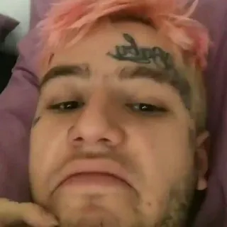 ☹️ Lil Peep lil peep, แร็ปเปอร์, นักดนตรี, รอยสัก telegram sticker