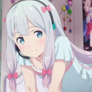 ❤️ Izumi Sagiri Eromanga Sensei Anime, Mangá, Fofo, Garota, Kawaii, Izumi Sagiri, Eromanga Sensei whatsapp sticker
