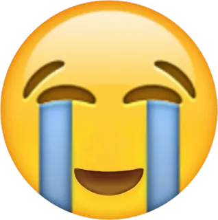 😭 эмодзи, плач, грустный, счастливый, слезы, лицо telegram sticker