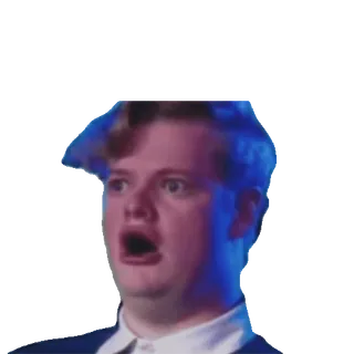 😲 Meme, geschockt, Gesicht, Reaktion whatsapp sticker