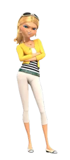 😀 Chloe Bourgeois Miraculous: Tales of Ladybug & Cat Noir chloe, bourgeois, miraculous ladybug, cartoni animati, moda telegram sticker