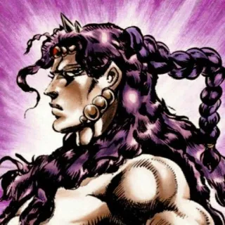 👼 Kars JoJo's Bizarre Adventure 카즈, 죠죠의 기묘한 모험, 애니메이션, 만화, 기둥 속 사내, 악당 telegram sticker