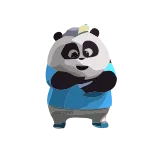 🕺 Panda, Kartun, Binatang, Lucu, Stiker, Beruang telegram sticker