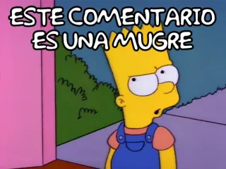 😒 Bart Simpson The Simpsons ESTE COMENTARIO ES UNA MUGRE ザ・シンプソンズ, バート・シンプソン, アニメ, Mugre, 面白い telegram sticker