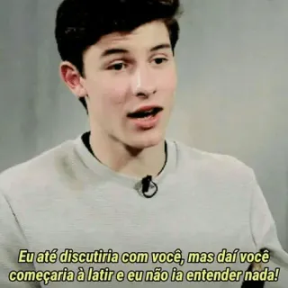 🌝 Eu até discutiria com você, mas daí você
começaria à latir e eu não ia entender nada! telegram sticker